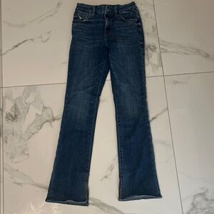 Express Dark Blue Flare Jeans